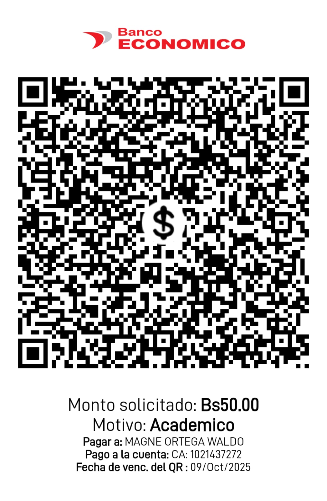 QR de pago