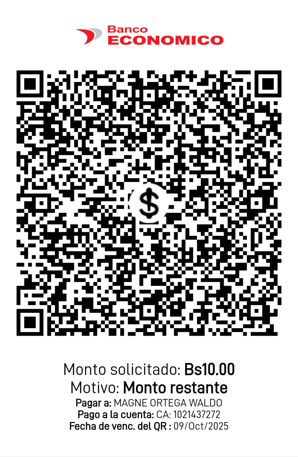 QR de pago